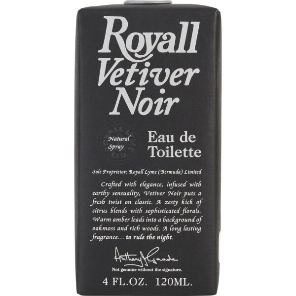Royall Fragrances Royall Vetiver Noir Eau de Toilette for Men – 4 oz