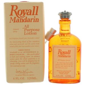 Royall Mandarin Orange Cologne for Men - 4.0 oz Lotion Spray