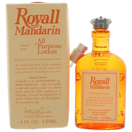 Royall Mandarin Orange Cologne for Men - 4.0 oz Lotion Spray