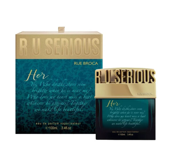 Rue Broca R U Serious Her Eau de Parfum for Women – 3.4 oz