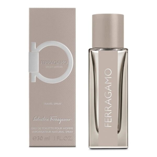 Salvatore Ferragamo Bright Leather Eau de Toilette for Men – 1 oz