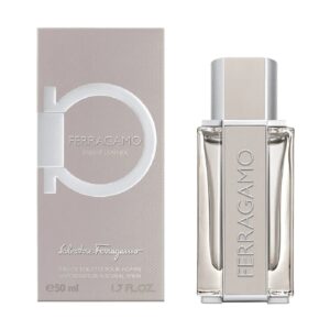 Salvatore Ferragamo Bright Leather Eau de Toilette for Men – 1.7 oz