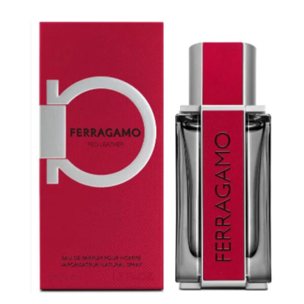 Salvatore Ferragamo Ferragamo Red Leather Eau de Parfum for Women – 3.4 oz