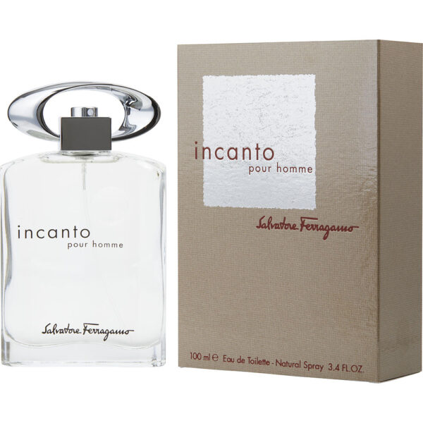 Salvatore Ferragamo Incanto Eau de Toilette for Men – 3.4 oz