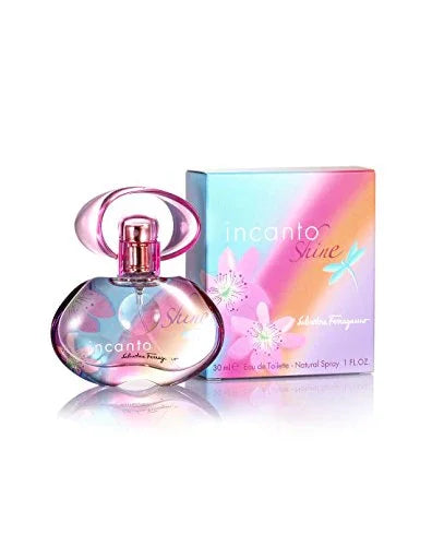 Salvatore Ferragamo Incanto Shine Eau de Toilette for Women – 1 oz