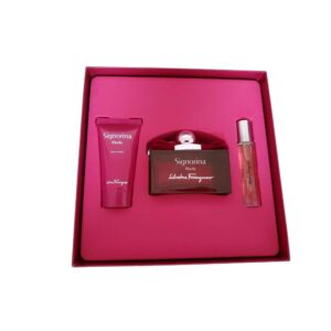 Salvatore Ferragamo Signature Ribelle Eau de Parfum for Women – 3 piece gift set
