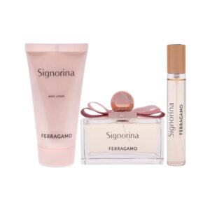 Salvatore Ferragamo Signorina 3 piece v3 Eau de Parfum for Women – 3 piece gift set - v3