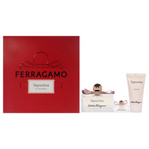 Salvatore Ferragamo Signorina + & Body Lotion Eau de Parfum for Women – 3.4 oz