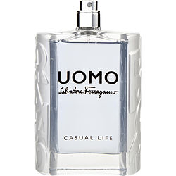 Salvatore Ferragamo Uomo Casual Life EDT SPRAY 3.4 OZ *TESTER