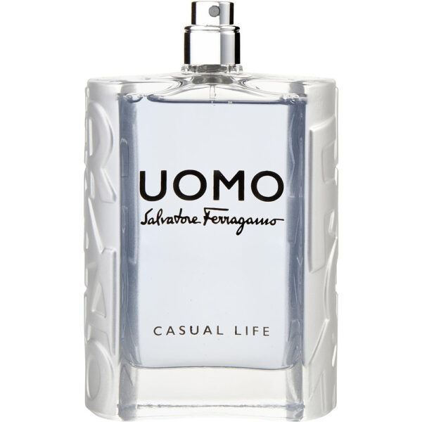 Salvatore Ferragamo Uomo Casual Life * Eau de Toilette for Men – 3.4 oz