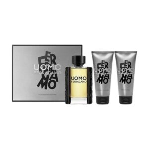 Salvatore Ferragamo Uomo EDT, Aftershave Balm & Shower Gel Set