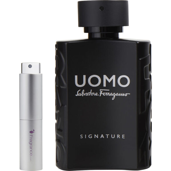 Salvatore Ferragamo Uomo Signature TRAVEL Eau de Parfum for Men – 0.27 oz