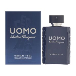Salvatore Ferragamo Uomo Urban Feel Eau de Toilette for Men – 3.4 oz