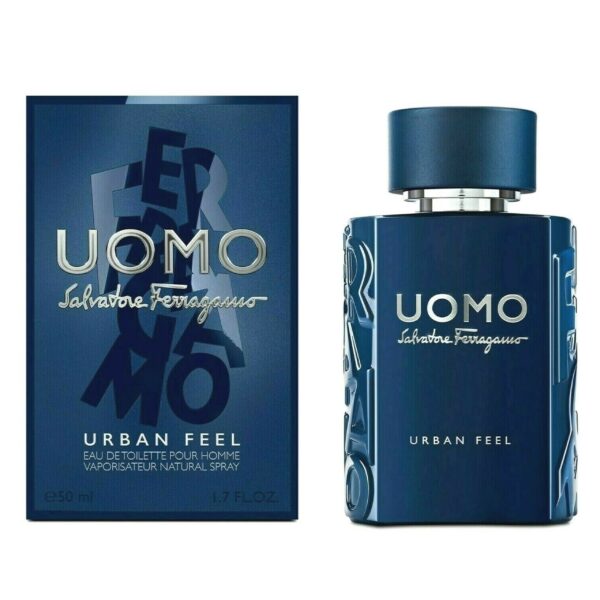 Salvatore Ferragamo Uomo Urban Feel Eau de Toilette for Men – 1.7 oz