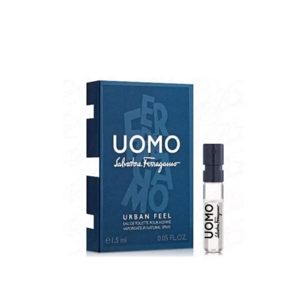 Salvatore Ferragamo Uomo Urban Feel Eau de Toilette for Men – 0.05 oz
