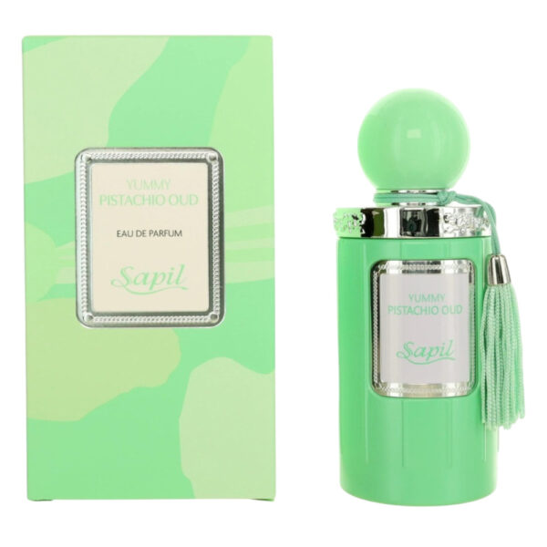 Sapil Yummy Pistachio Oud Eau de Parfum for Unisex – 3.4 oz