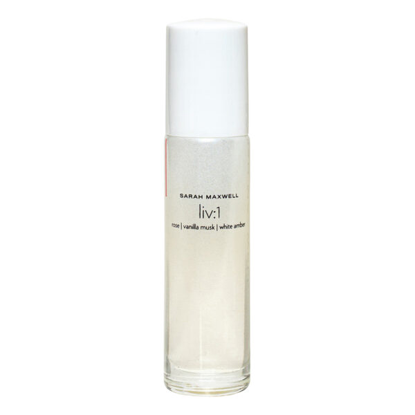 Sarah Maxwell Beauty liv Luxury Perfumed Oil liv1 rose vanilla musk white amber for Women