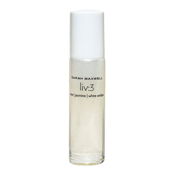 Sarah Maxwell Beauty liv Luxury Perfumed Oil liv3 rose jasmine white amber for Women