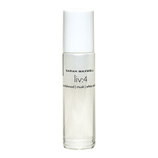 Sarah Maxwell Beauty liv Luxury Perfumed Oil liv4 sandalwood musk white amber for Women