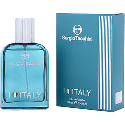 Sergio Tacchini I Love Italy EDT Spray 3.4 oz for Men