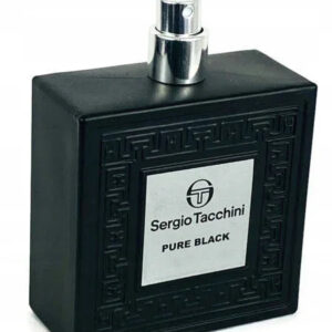 Sergio Tacchini Pure Black Eau de Toilette for Men – 3.4 oz