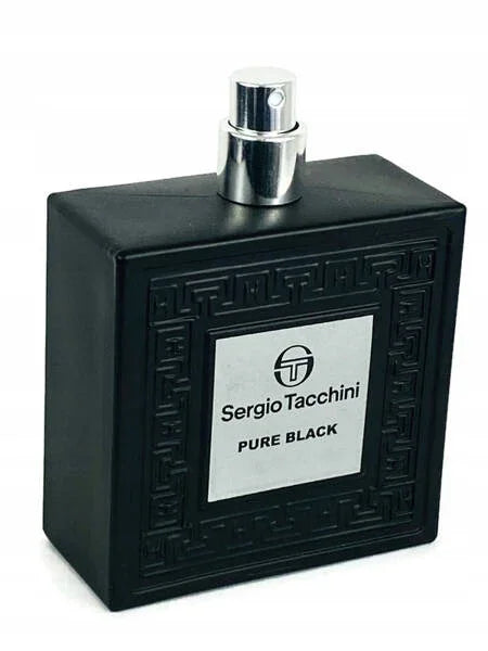 Sergio Tacchini Pure Black Eau de Toilette for Men – 3.4 oz