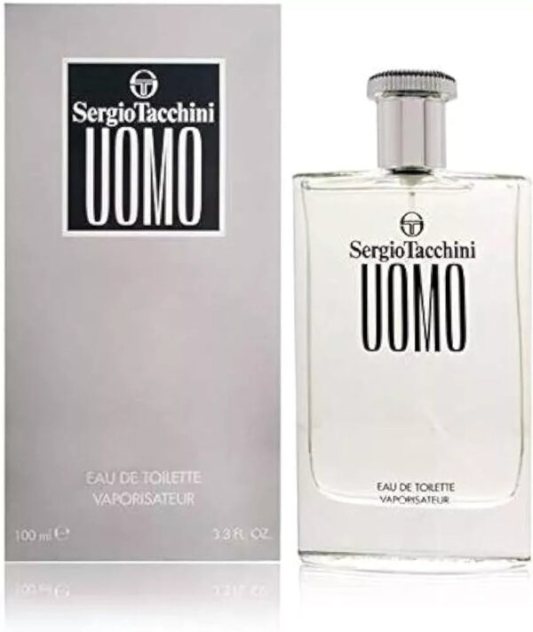 Sergio Tacchini Uomo Eau de Toilette for Men – 3.3 oz