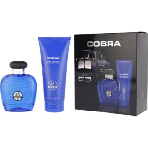 Shelby Cobra Blue by Shelby EDT Spray & Hair Body Wash Set