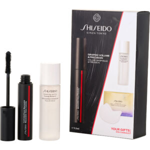 Shiseido Mascara Set: ControlledChaos Ink Black + Remover + Eye Mask