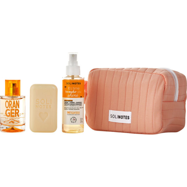 Solinotes Orange Blossom UNISEX Gift Set – Eau de Parfum, Soap & Oil