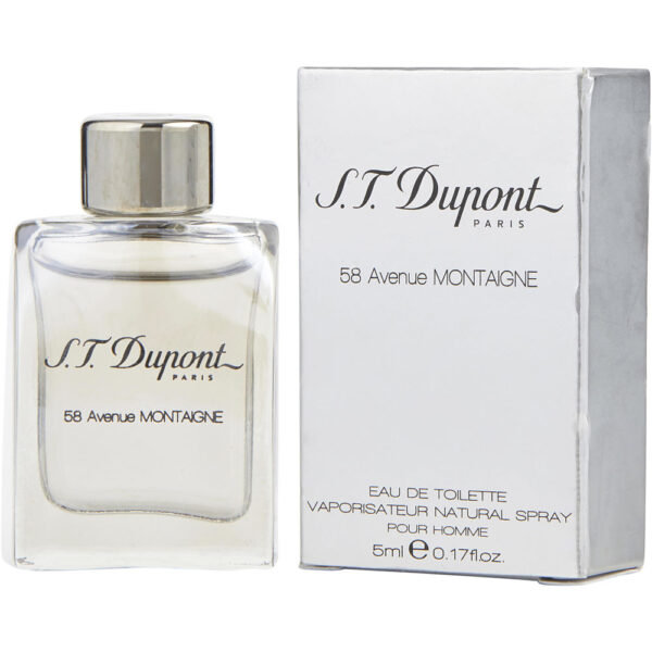 St Dupont 58 Avenue Montaigne Eau de Toilette for Men – 0.17 oz
