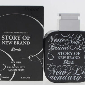 New Brand Story Of Black Eau de Toilette for Men – 3.3 oz