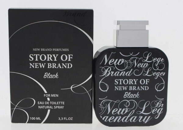 New Brand Story Of Black Eau de Toilette for Men – 3.3 oz
