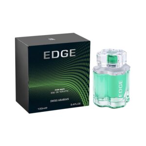 Swiss Arabian Edge Eau de Parfum for Men – 3.4 oz