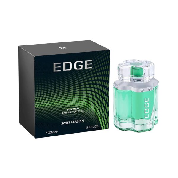 Swiss Arabian Edge Eau de Parfum for Men – 3.4 oz