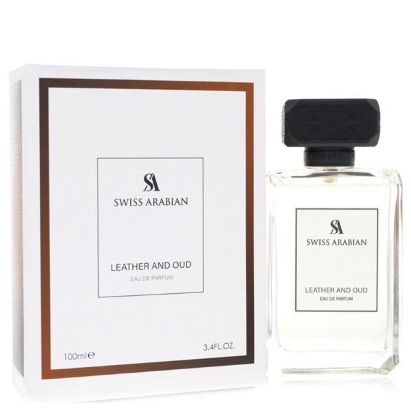 Swiss Arabian Leather and Oud Eau de Parfum for Unisex – 3.4 oz