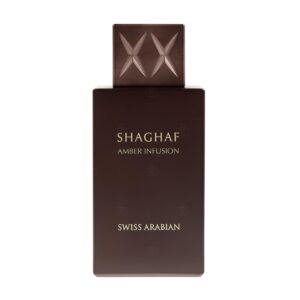 Swiss Arabian Shaghaf Amber Infusion Eau de Parfum for Unisex – 2.5 oz
