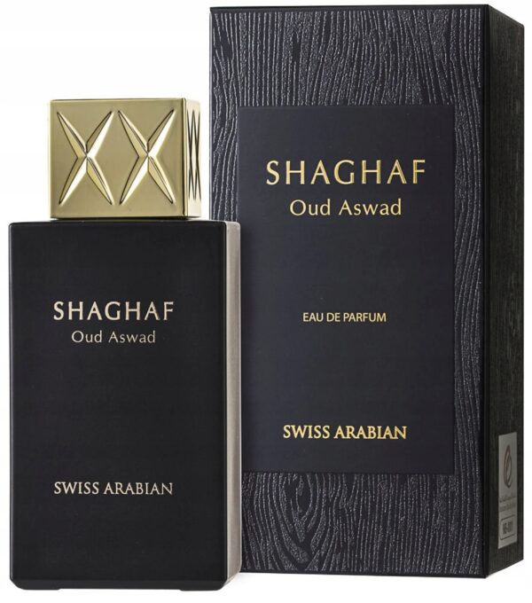 Swiss Arabian Shaghaf Oud Aswad Eau de Parfum for Unisex – 2.5 oz