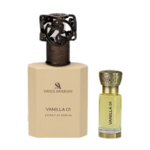 Swiss Arabian Vanilla 01 2 piece Extrait de Parfum for Unisex – 2 piece gift set