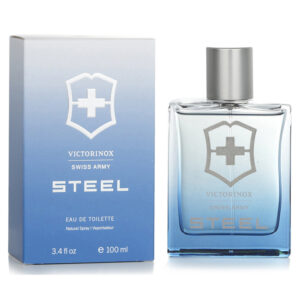 Victorinox Swiss Army Steel Eau de Toilette for Men – 3.4 oz