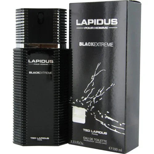 Ted Lapidus Black Extreme Eau de Toilette for Men – 3.3 oz