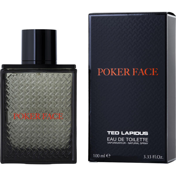 Ted Lapidus Poker Face Eau de Toilette for Men – 3.4 oz