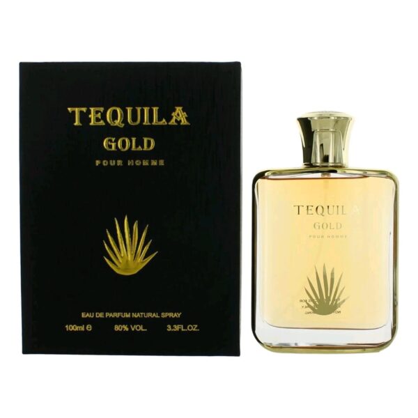 Tequila Parfums Tequila Gold Eau de Parfum for Men – 3.4 oz