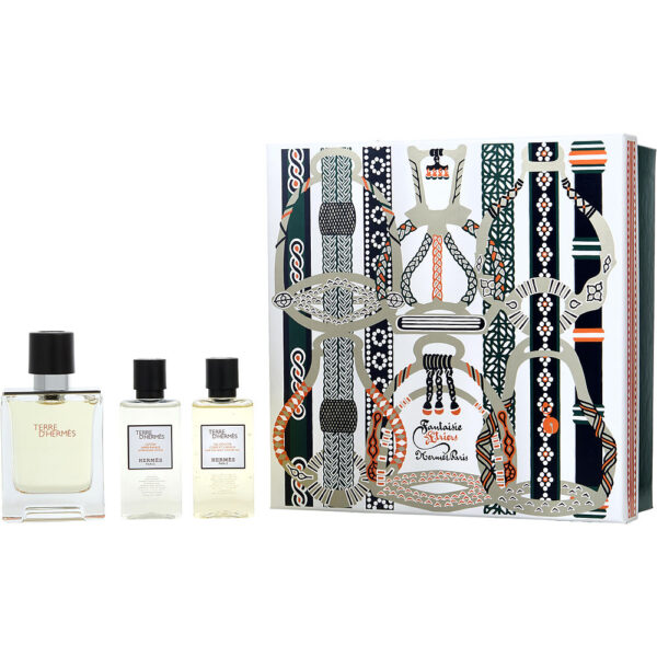 Terre D'Hermes by Hermes EDT Spray & Grooming Set for Men