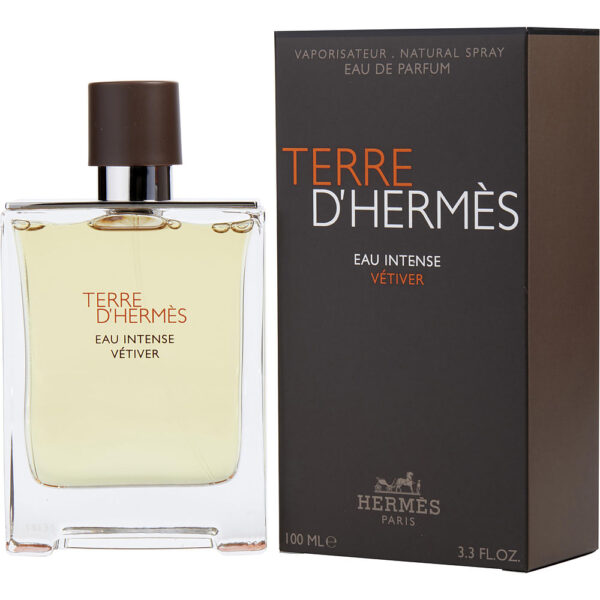 Terre D'hermes Eau Intense Vetiver Eau de Parfum for Men – 3.3 oz
