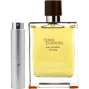Terre D'hermes Eau Intense Vetiver TRAVEL Eau de Parfum for Men – 0.27 oz