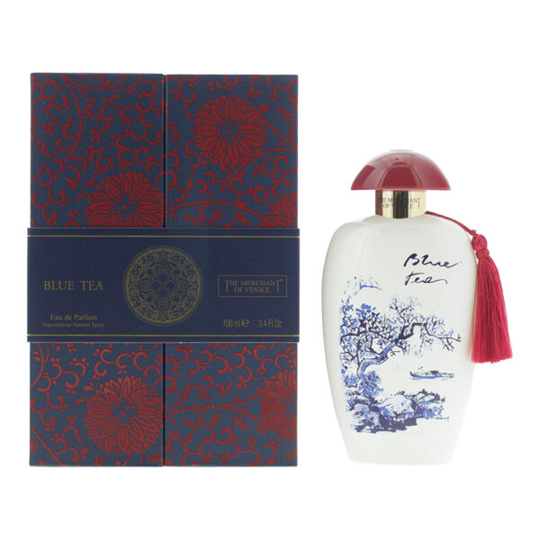 The Merchant of Venice Blue Tea Eau de Parfum for Unisex – 3.4 oz