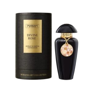 The Merchant of Venice Divine Rose Murano Art Collection Extrait de Parfum for Unisex – 1 oz