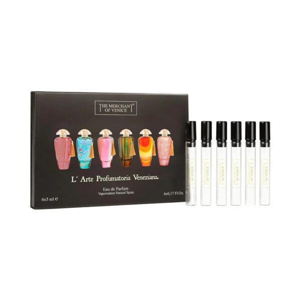 The Merchant of Venice L' Arte Profumatoria Veneziana Eau de Parfum for Unisex – 6 piece discovery set