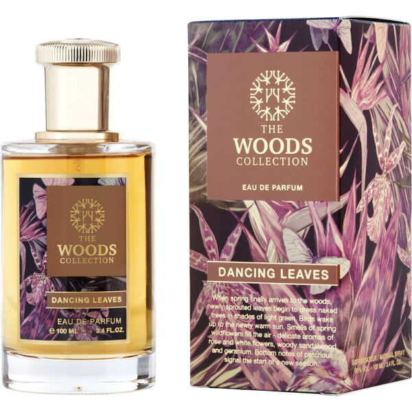 The Woods Collection Dancing Leaves OLD PACKAGING Eau de Parfum for Unisex – 3.4 oz